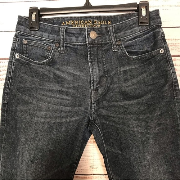 American Eagle jeans  360 extreme flex dark wash size 28 straight leg jeans - Picture 3 of 6